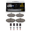 R1 82-92 Volvo 940 Front Euro Ceramic Brake Pads and Hardware Kit
