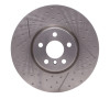 R1 15-19 Mini Cooper Clubman Front Dimpled and Slotted Brake Rotor