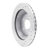 R1 88-94 Chevrolet Corvette Front Right Drilled & Slotted Silver Brake Rotor