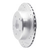 R1 84-87 Chevrolet Corvette Rear Right Drilled & Slotted Silver Brake Rotor