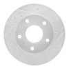 R1 82-88 Chevrolet Camaro Rear Right Drilled & Slotted Silver Brake Rotor