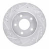 R1 94-01 Buick Regal Front Left Drilled & Slotted Silver Brake Rotor