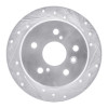 R1 92-03 Lexus ES300 Rear Right Drilled & Slotted Silver Brake Rotor