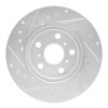 R1 90-91 Toyota Celica Front Right Drilled & Slotted Silver Brake Rotor EDZ-76044R