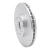 R1 92-10 Lexus IS300 Front Right Drilled & Slotted Silver Brake Rotor
