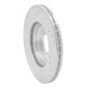 R1 86-08 Volkswagen Jetta Sedan Front Right Drilled & Slotted Silver Brake Rotor