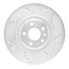 R1 12-20 Audi A6 (USA/Canada) Front Right Drilled & Slotted Silver Brake Rotor