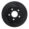 R1 82-84 Buick SKYHAWK Front Right Drilled & Slotted Black Brake Rotor