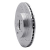 R1 91-01 Acura Integra Front Right Drilled & Slotted Silver Brake Rotor