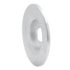 R1 00-09 Honda S2000 Rear Right Drilled & Slotted Silver Brake Rotor
