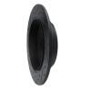 R1 16-25 Honda Ridgeline Rear Right Drilled & Slotted Black Brake Rotor