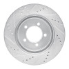 R1 06-10 Ford Explorer Sport Trac Front Right Drilled & Slotted Silver Brake Rotor