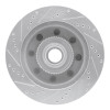 R1 03-05 Ford F-250 2WD (Super Duty) Front Right Drilled & Slotted Silver Brake Rotor
