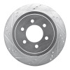 R1 04-11 Ford F-150 4WD Rear Left Drilled & Slotted Silver Brake Rotor