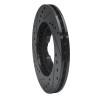 R1 90-97 Acura CL Front Right Drilled & Slotted Black Brake Rotor