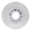 R1 95-97 Ford Ranger (USA/Canada) Front Right Drilled & Slotted Silver Brake Rotor EDZ-54156R