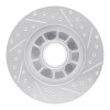R1 95-97 Ford Ranger (USA/Canada) Front Left Drilled & Slotted Silver Brake Rotor EDZ-54156L