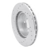 R1 95-02 Ford Ranger (USA/Canada) Front Right Drilled & Slotted Silver Brake Rotor