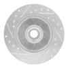 R1 95-97 Ford Ranger (USA/Canada) Front Right Drilled & Slotted Silver Brake Rotor EDZ-54139R