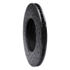 R1 02-04 Ford Focus Front Right Drilled & Slotted Black Brake Rotor