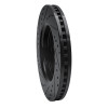 R1 10-14 Ford F-150 RWD Front Right Drilled & Slotted Black Brake Rotor