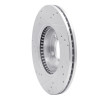 R1 06-13 Ford Fusion Front Right Drilled & Slotted Silver Brake Rotor