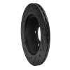 R1 93-98 Ford Thunderbird Rear Right Drilled & Slotted Black Brake Rotor