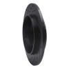 R1 02-10 Ford Explorer Rear Right Drilled & Slotted Black Brake Rotor