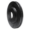 R1 06-09 Buick Terraza Front Left Drilled & Slotted Black Brake Rotor