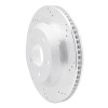 R1 98-02 Chevrolet Camaro Rear Right Drilled & Slotted Silver Brake Rotor