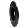 R1 05-05 Buick Terraza Rear Right Drilled & Slotted Black Brake Rotor
