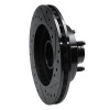 R1 98-02 Ford Ranger (USA/Canada) Front Left Drilled & Slotted Black Brake Rotor ECB-54165L