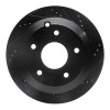 R1 05-06 Pontiac GTO Rear Right Drilled & Slotted Black Brake Rotor