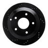 R1 05-06 Pontiac GTO Rear Left Drilled & Slotted Black Brake Rotor