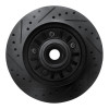 R1 97-00 Ford Expedition Front Right Drilled & Slotted Black Brake Rotor