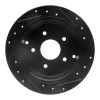R1 04-04 Pontiac GTO Rear Left Drilled & Slotted Black Brake Rotor