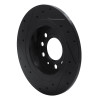 R1 85-92 Chevrolet Camaro Rear Right Drilled & Slotted Black Brake Rotor