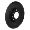 R1 85-92 Chevrolet Camaro Rear Left Drilled & Slotted Black Brake Rotor