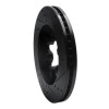 R1 09-12 Chevrolet Colorado Front Left Drilled & Slotted Black Brake Rotor