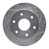 R1 88-91 Chevrolet K1500 Front Right Drilled & Slotted Silver Brake Rotor