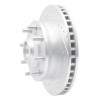 R1 71-95 Chevrolet C20 Suburban Front Left Drilled & Slotted Silver Brake Rotor