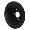 R1 07-20 Cadillac Escalade Rear Left Drilled & Slotted Black Brake Rotor