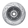 R1 82-95 Buick Regal Front Left Drilled & Slotted Silver Brake Rotor