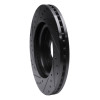 R1 09-10 Ford Taurus (Excl SHO) Front Right Drilled & Slotted Black Brake Rotor
