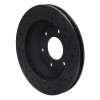 R1 02-05 Buick Rainier Front Left Drilled & Slotted Black Brake Rotor