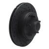 R1 90-02 Chevrolet ASTRO Front Right Drilled & Slotted Black Brake Rotor ECB-48015R