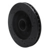 R1 88-94 Chevrolet C1500 Front Left Drilled & Slotted Black Brake Rotor