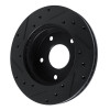 R1 82-88 Chevrolet Camaro Rear Right Drilled & Slotted Black Brake Rotor