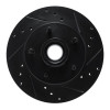 R1 78-78 Buick Century Front Right Drilled & Slotted Black Brake Rotor
