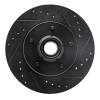 R1 70-81 Buick Estate Wagon Front Right Drilled & Slotted Black Brake Rotor
